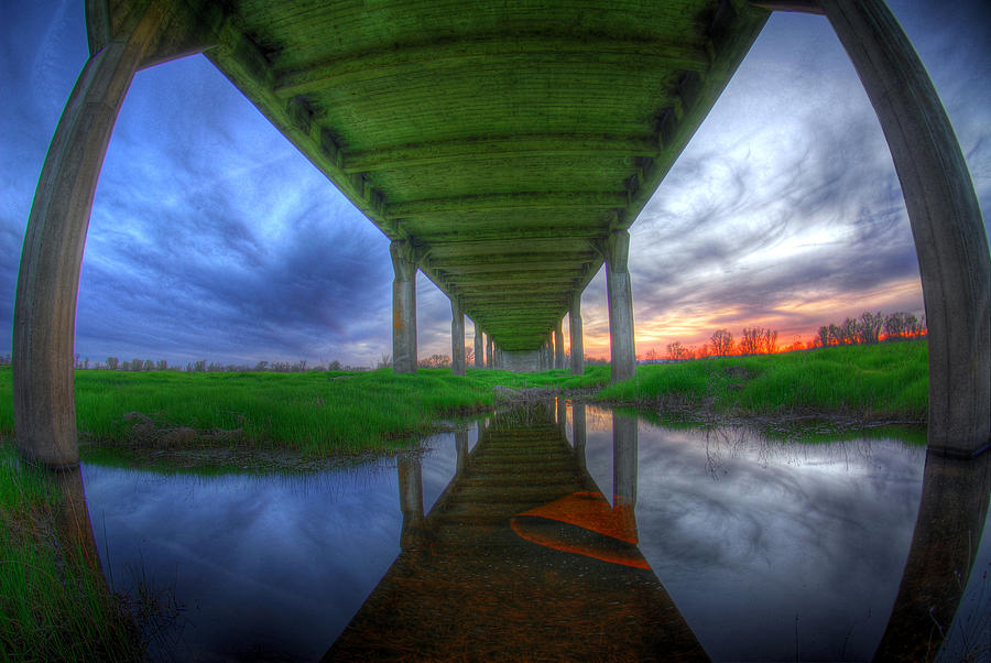 Bridge Photograph - Under The Dream by Tom Melo