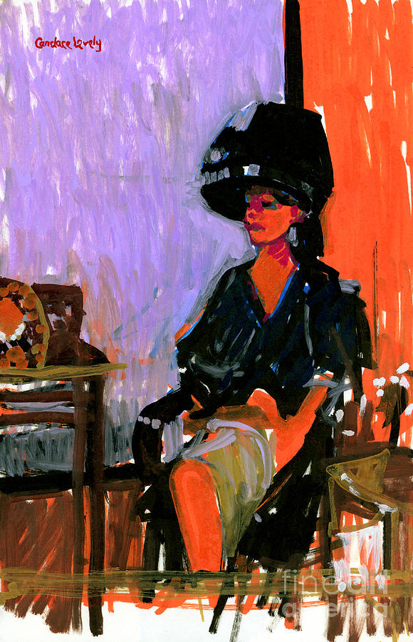 Under the Dryer Painting by Candace Lovely