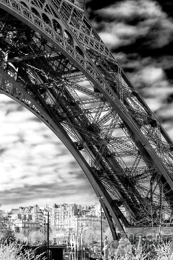 Under the Eiffel Tower Paris Photograph by John Rizzuto