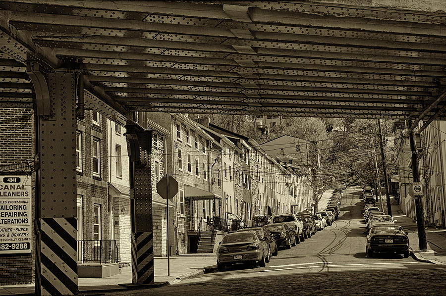Under The El At Manayunk 1 Photograph by Jack Paolini