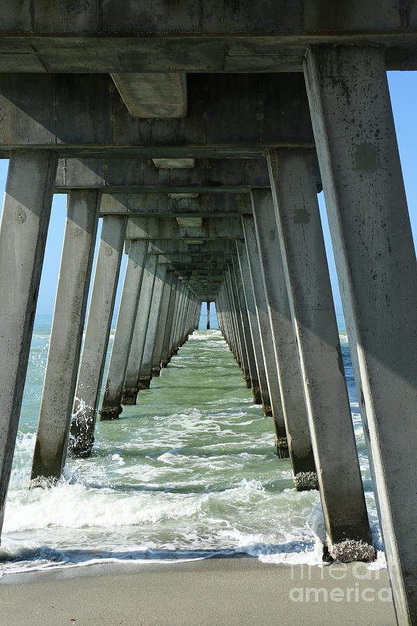 Under The Fishing Pier  Photograph by Christiane Schulze Art And Photography