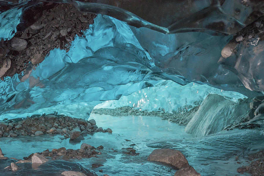 Under The Glacier Photograph by David Kirby