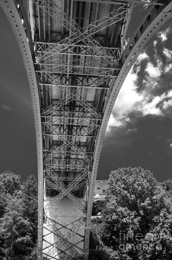 under the Kirchenfeld Bridge Photograph by Michelle Meenawong