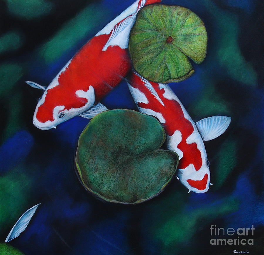 Lily Pads Painting - Under the Lily by Tracey Hunnewell