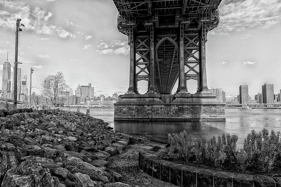 Under the Manhattan Bridge 7 Photograph by John Hoey