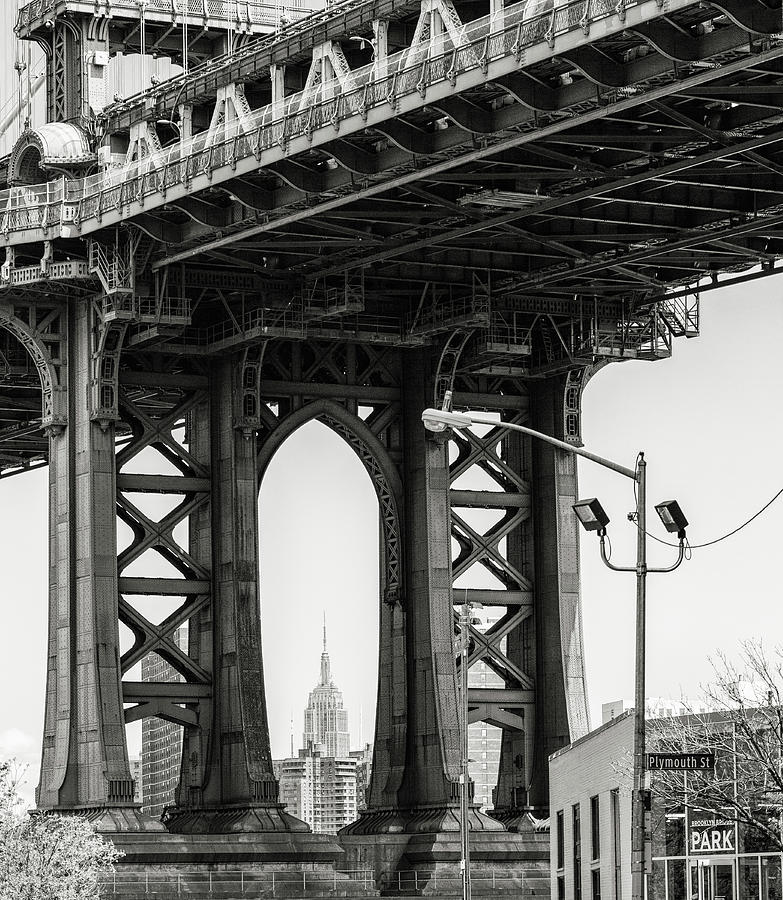 Under the Manhattan Bridge 8 Photograph by John Hoey