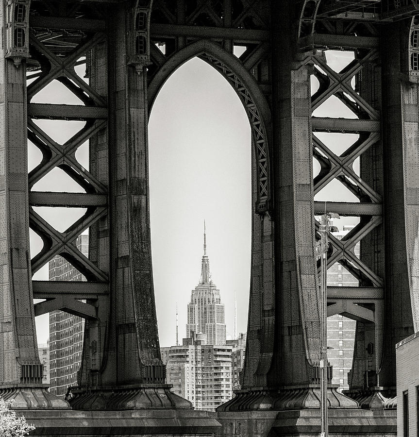 Under the Manhattan Bridge 9 Photograph by John Hoey