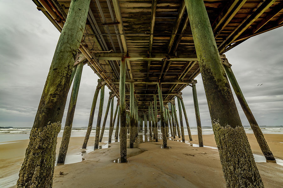 Under The Old Orchard Pier Photograph