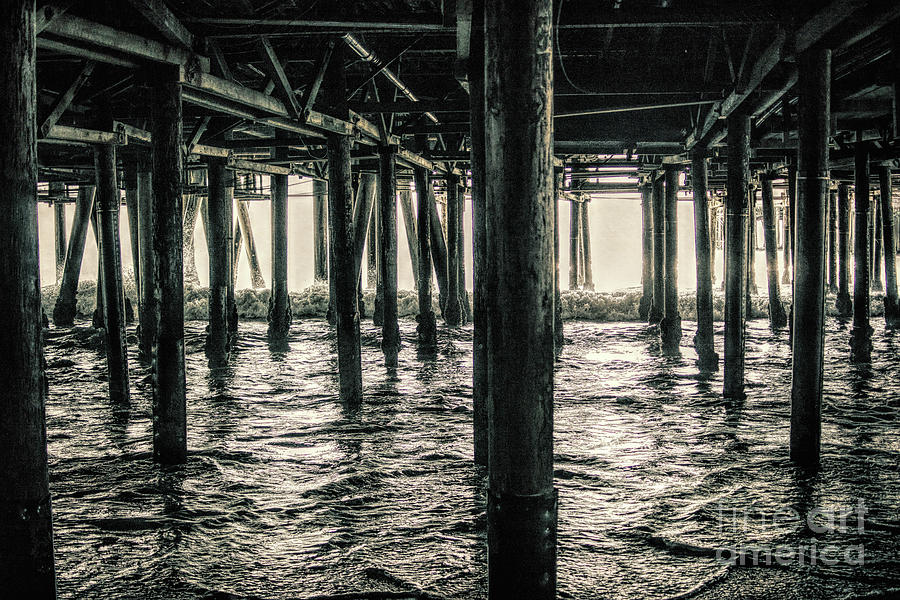 Under the Pier 3 Photograph by Joe Lach