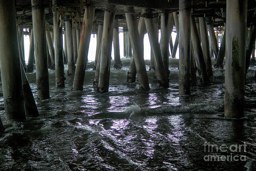 Under the Pier 4 Photograph by Joe Lach