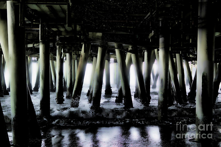Under the Pier 6 Photograph by Joe Lach