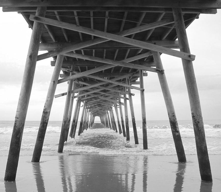 Under the Pier Photograph by Betty Buller Whitehead