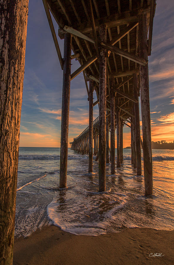 Under the Pier Photograph by Cheryl Strahl Under the Pier Photograph by Cheryl Strahl