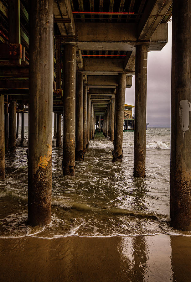 Under The Pier Photograph by Gene Parks