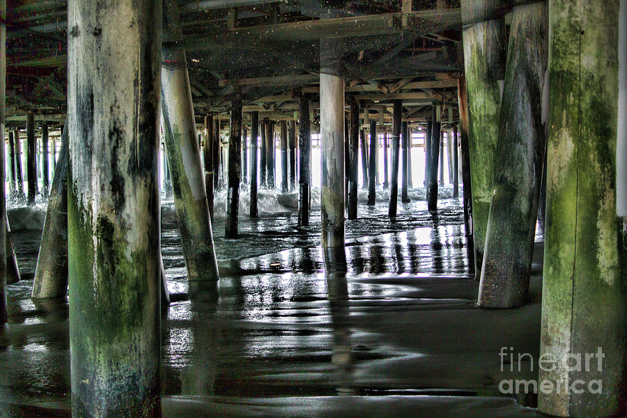 Under the Pier 1 Photograph by Joe Lach