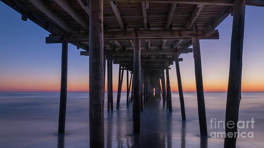 Under The Pier Pano Photograph by Michael Ver Sprill