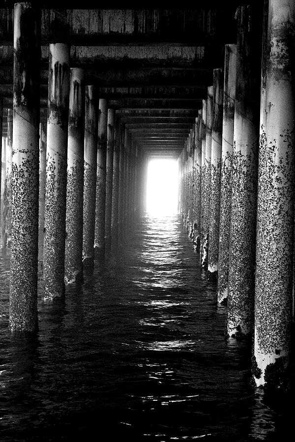 Under the Pier Photograph by Pat Moore