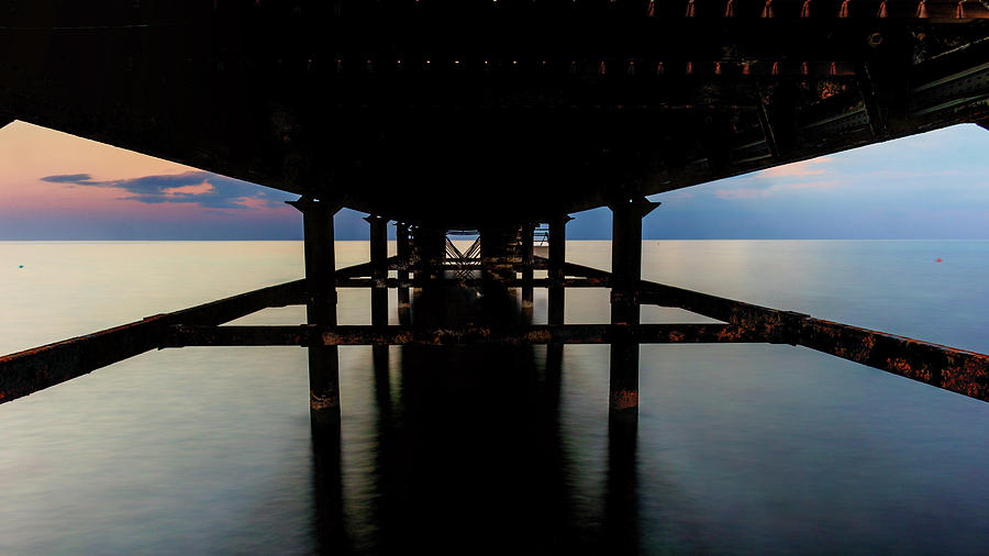 Under The Pier Photograph by Stelios Kleanthous
