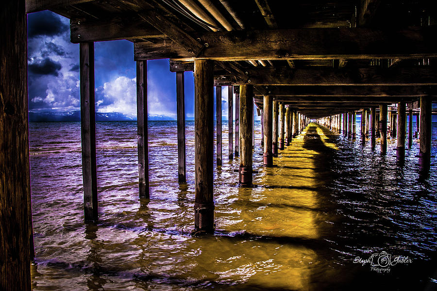 Under the Pier Photograph by Steph Gabler