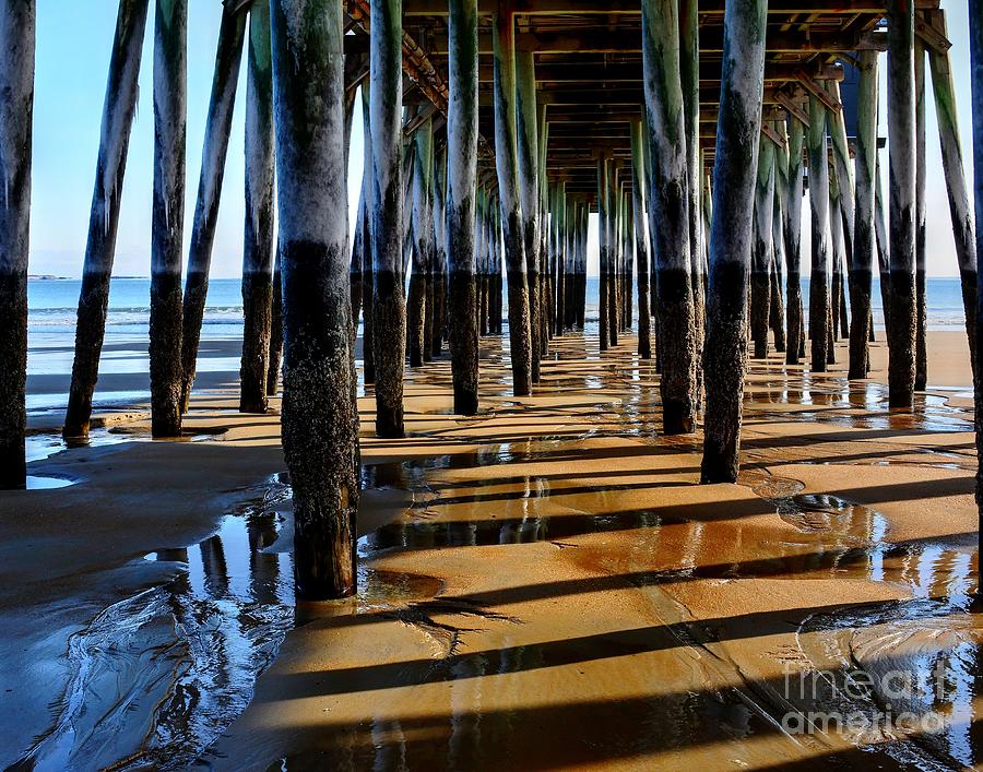 Under the Pier Photograph by Steve Brown