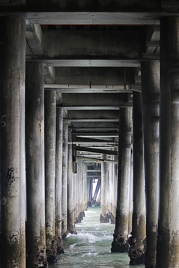 Under The Pier Photograph by Susan Campbell