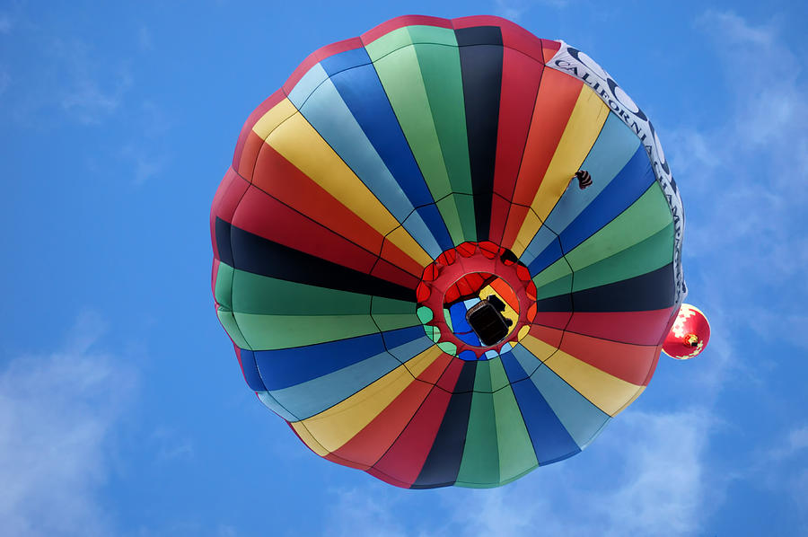 Under the Rainbow - Hot Air Balloon Photograph by Nikolyn McDonald