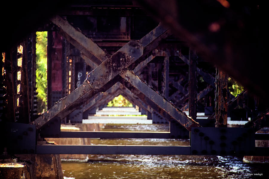 Under The Rusty Bridge Photograph