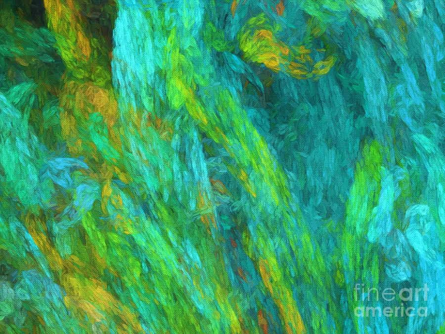 Under The Sea Abstract Digital Art by Andee Design