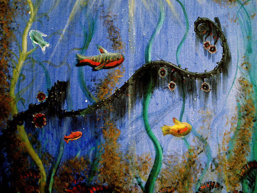 Under The Sea Painting - Under The Sea by Carrie Ann Jackson Under The Sea Painting - Under The Sea by Carrie Ann Jackson