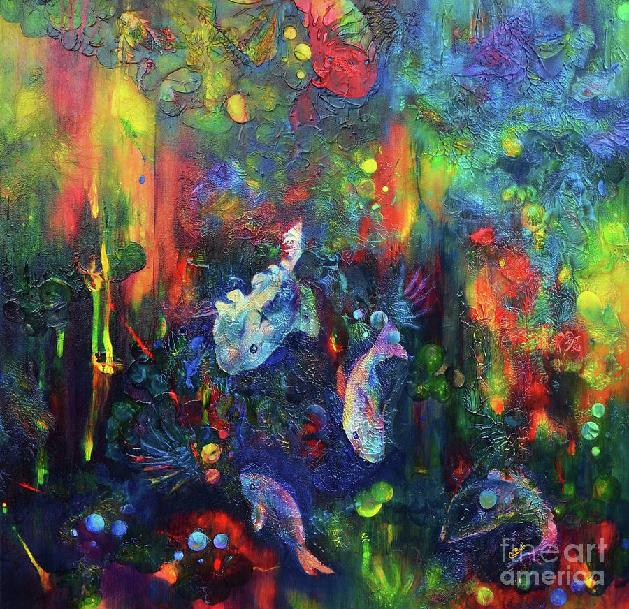 Under The Sea Painting by Claire Bull