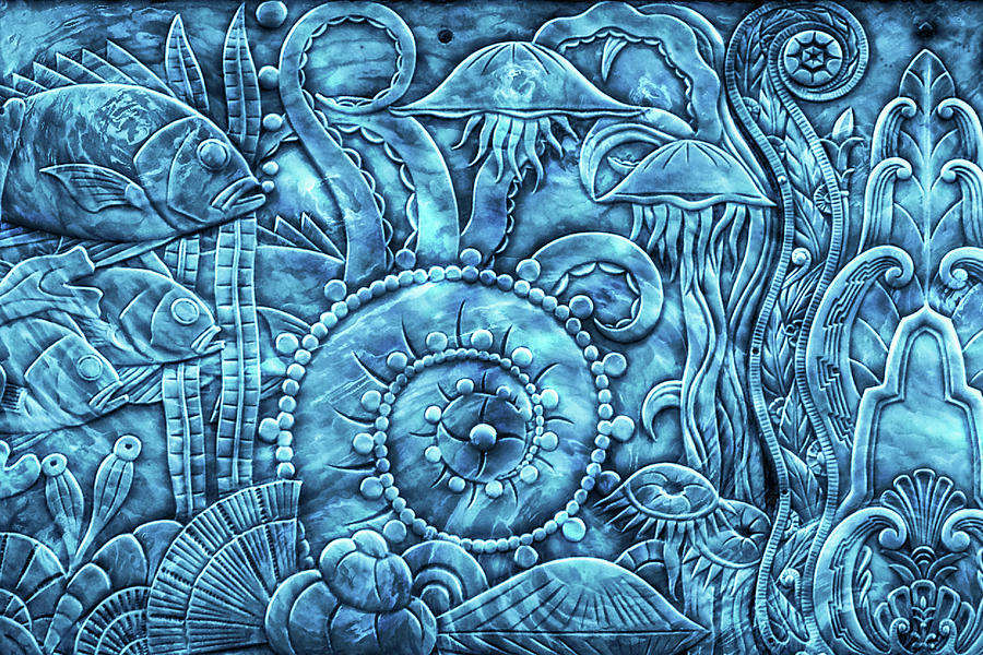 Under The Sea Mixed Media by DiDesigns Graphics