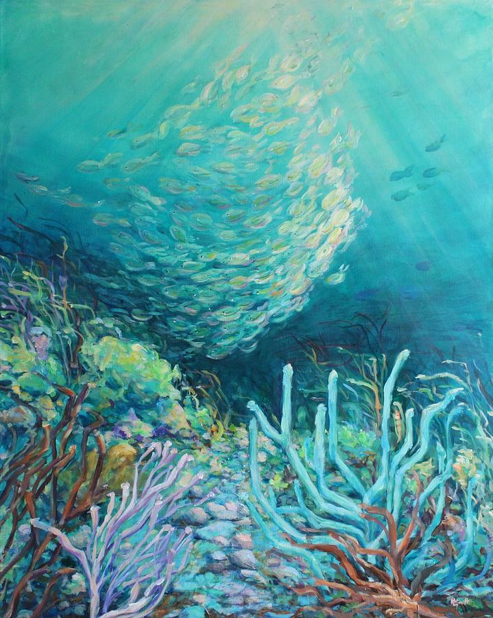 Under the Sea Painting by Mary Lynn Smith - Fine Art America