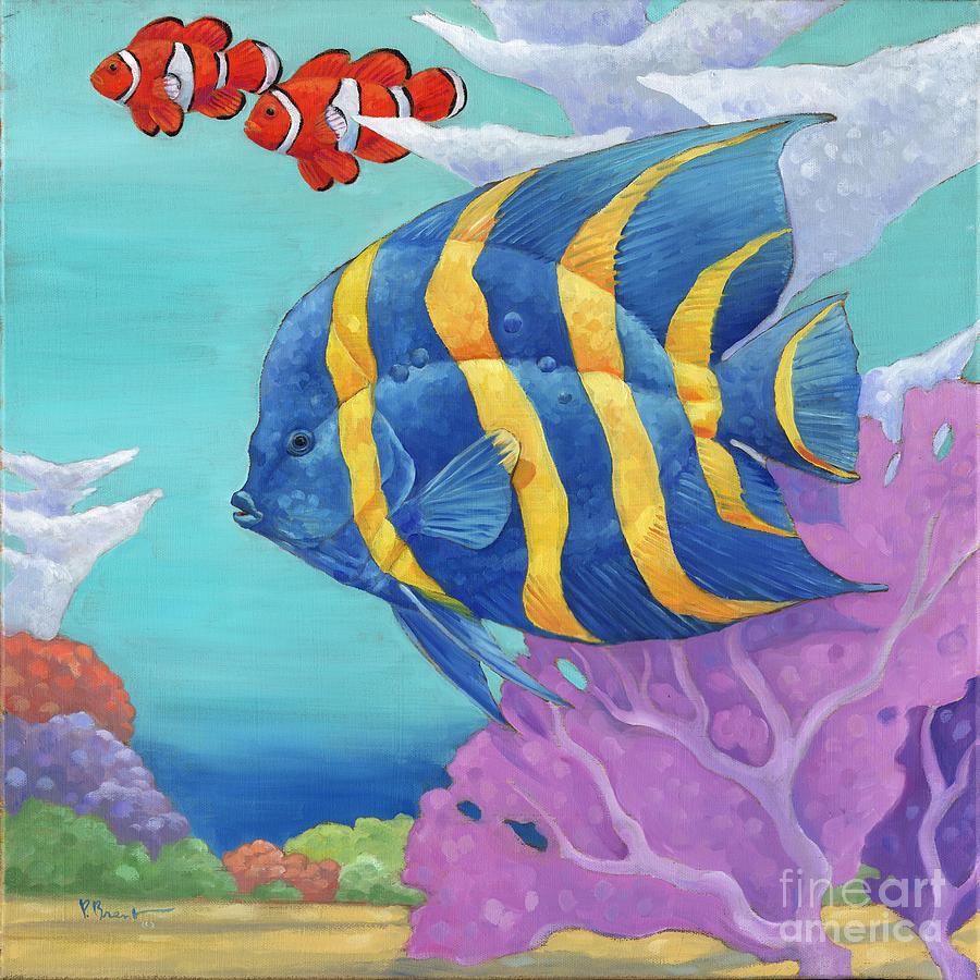 Fish Painting - Under the Sea - Tropical Fish by Paul Brent