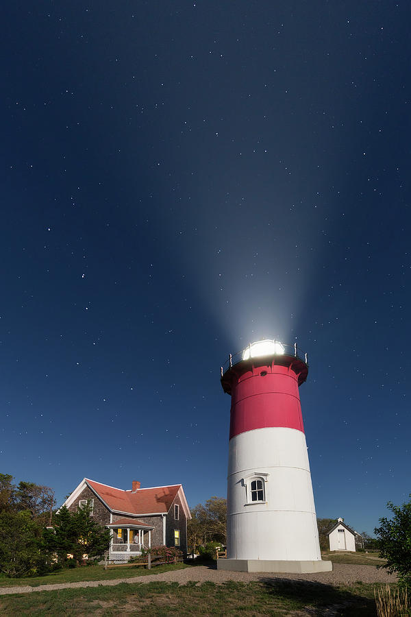 Lighthouse Photograph - Under the Stars by Bill Wakeley