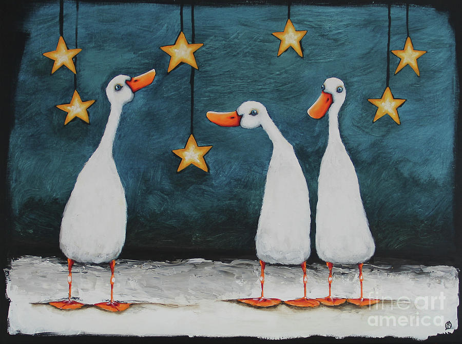 Under the Stars Painting by Lucia Stewart