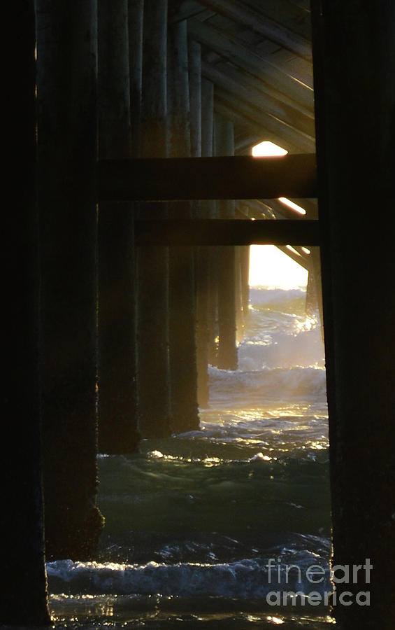 Under the Sunglow Pier Photograph by Julianne Felton