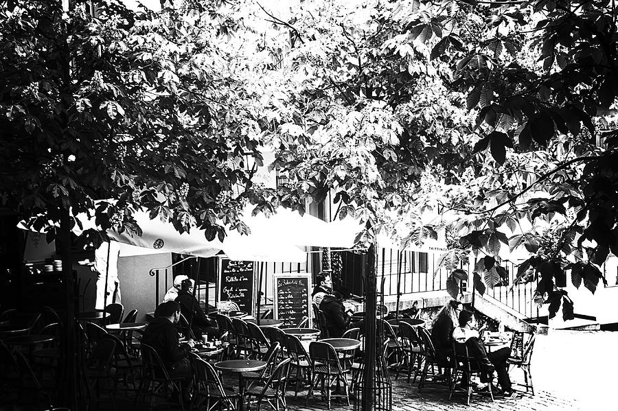 Under the Trees in Paris Photograph by Georgia Clare