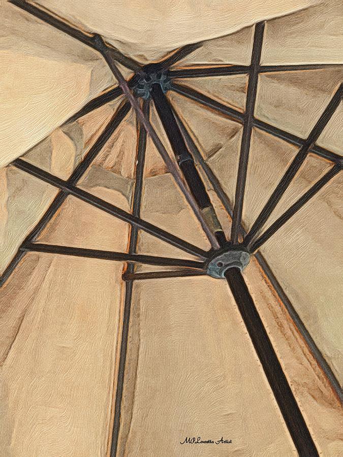 Under the Umbrella Painting by Marian Lonzetta