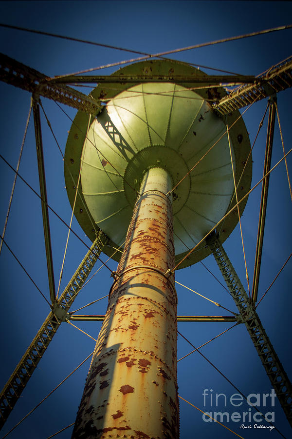 Under The Weight Mary Leila Cotton Mill Water Tower Art Photograph by Reid Callaway