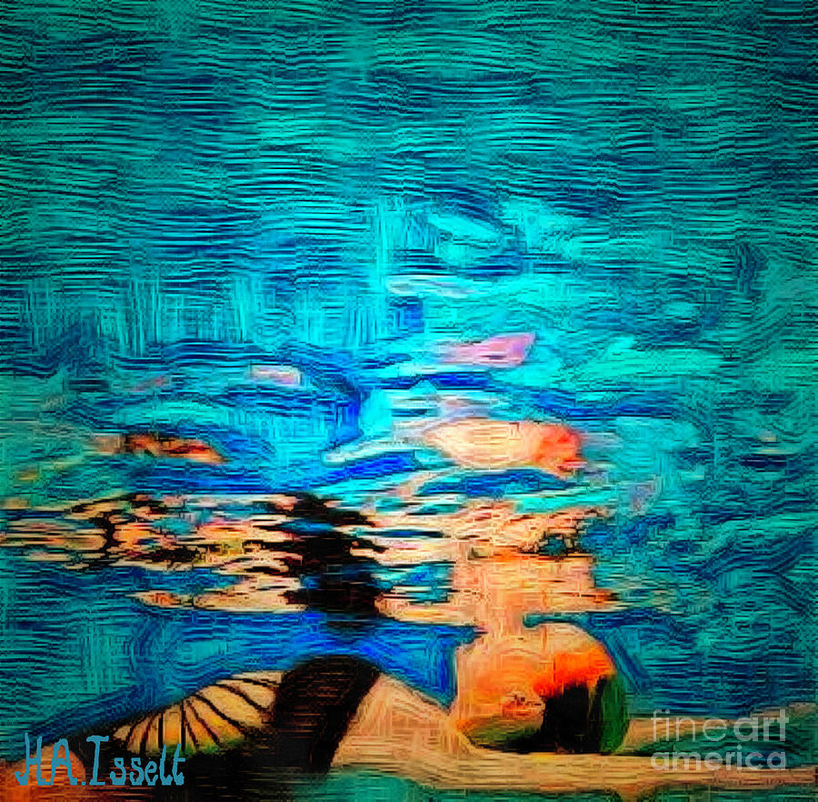 Under Water Digital Art by Humphrey Isselt