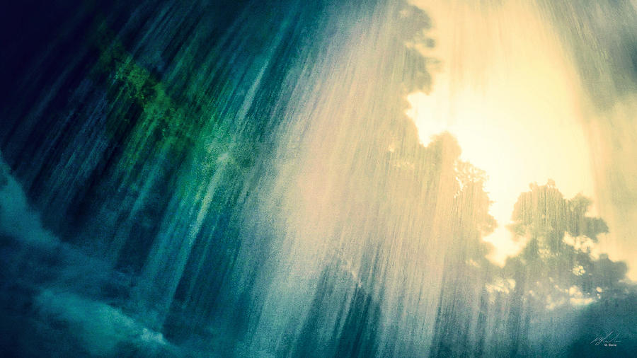 Under Waterfall Dream Photograph by Michael Blaine