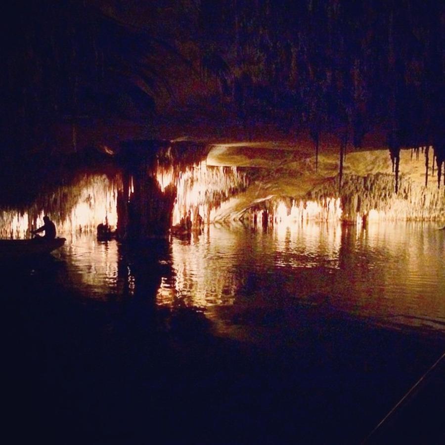 Beautiful Photograph - Underground Lake At The Caves Of by Graeme May