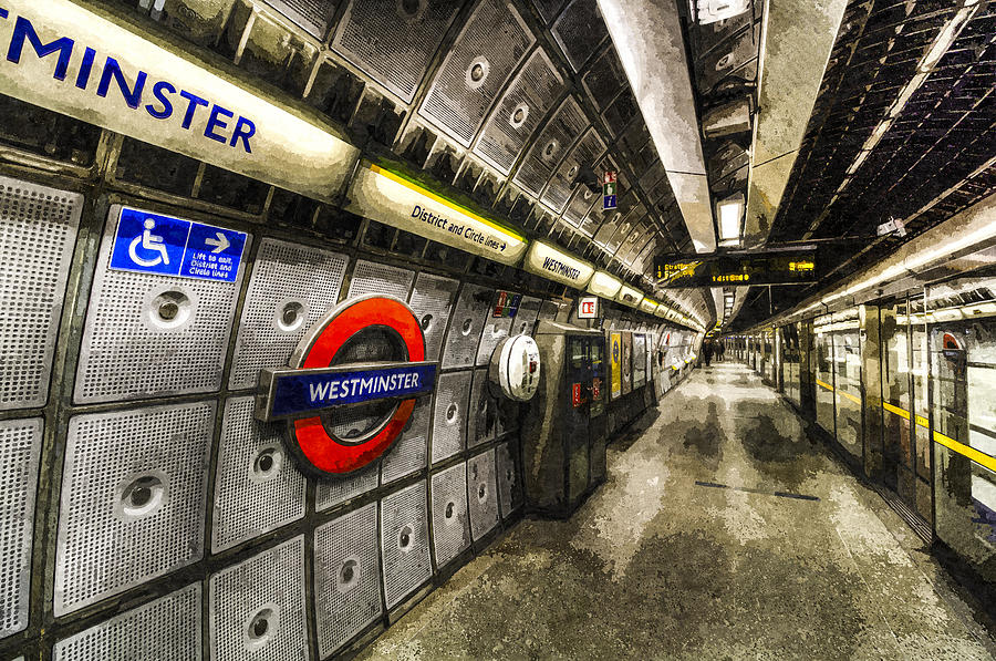 London Photograph - Underground London Art by David Pyatt