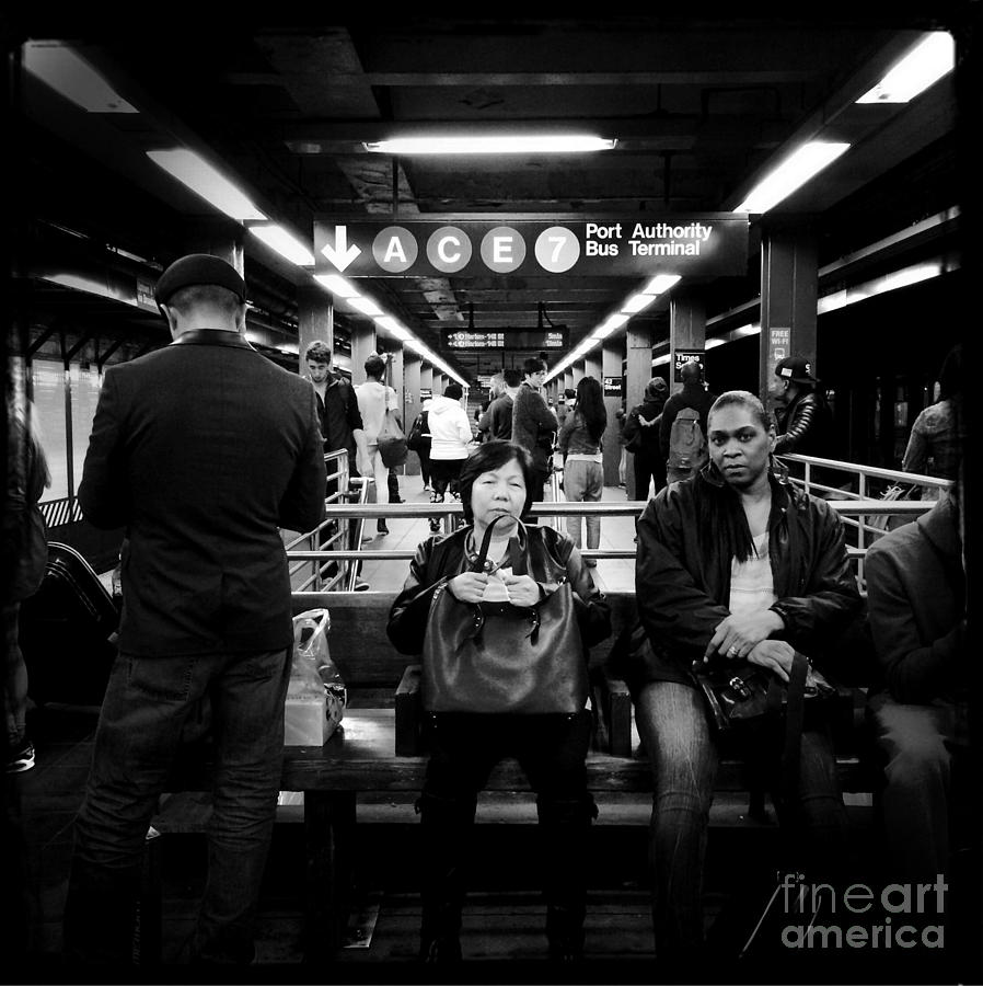 Underground Manhattan - Subways of New York Photograph by Miriam Danar
