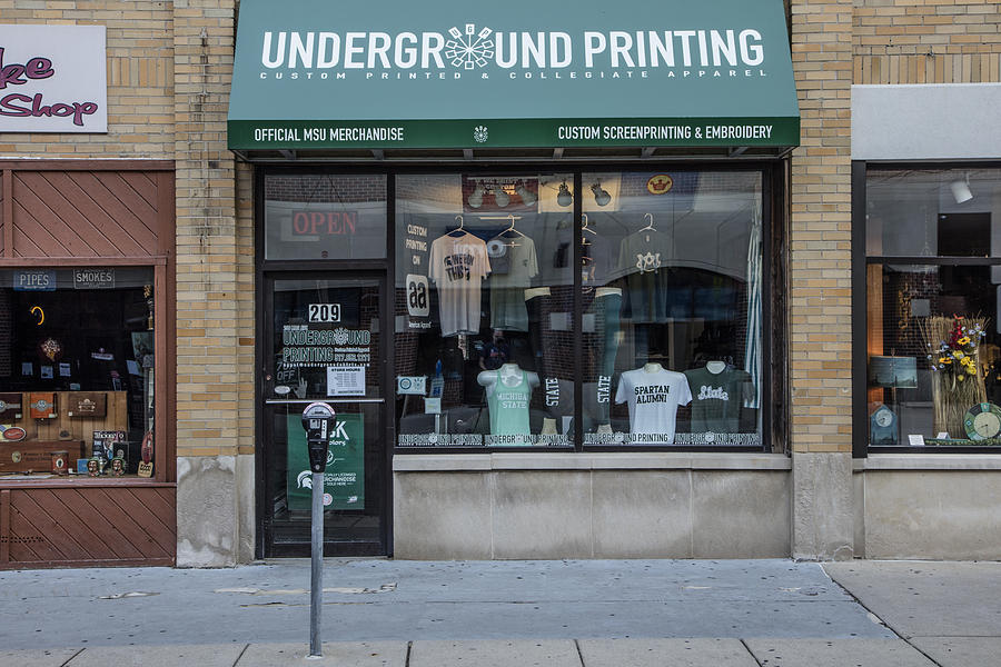 Underground printing East Lansing  Photograph by John McGraw