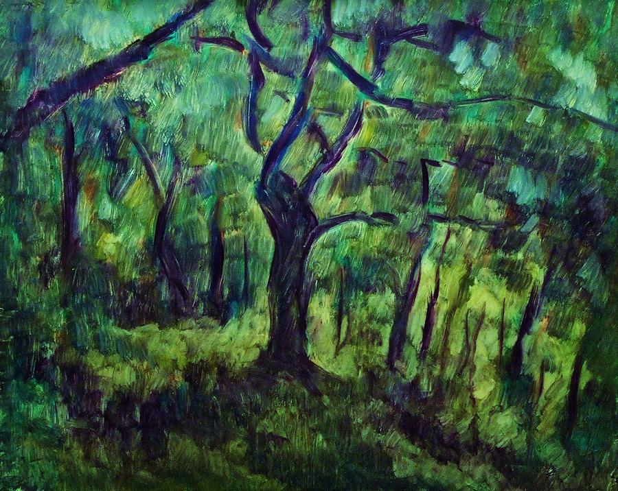 Landscape Painting - Undergrowth by Jean pierre  Harixcalde