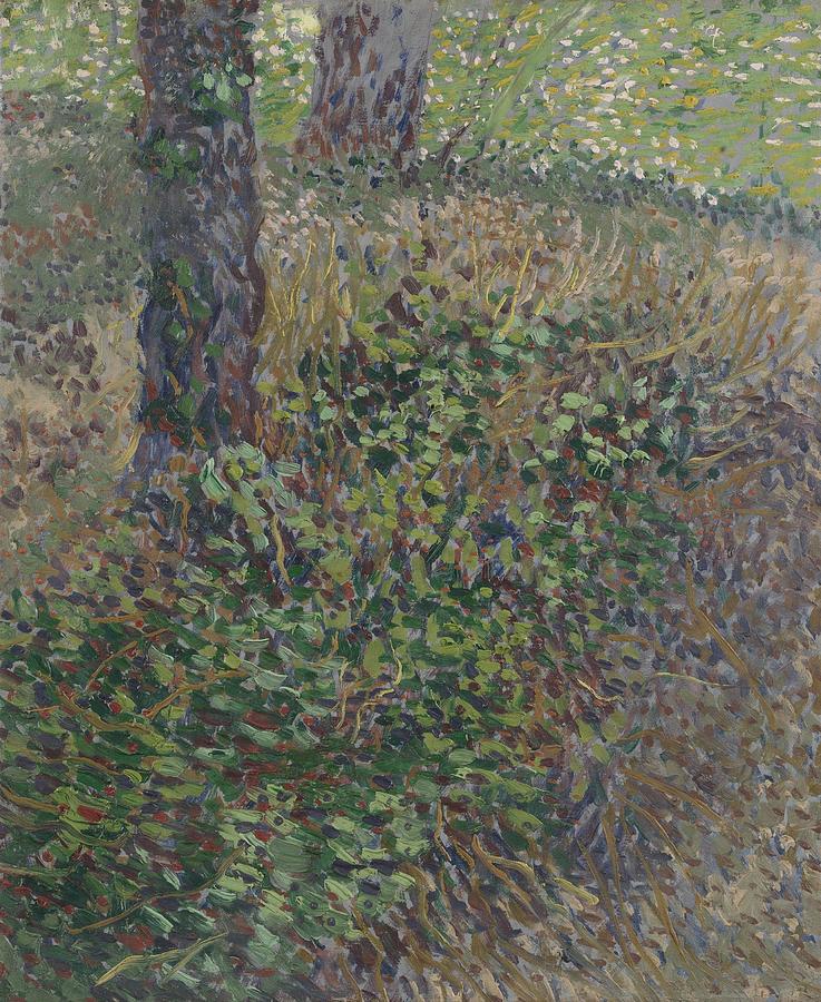 Undergrowth Paris July 1887 Vincent van Gogh 1853 1890 Painting by ...