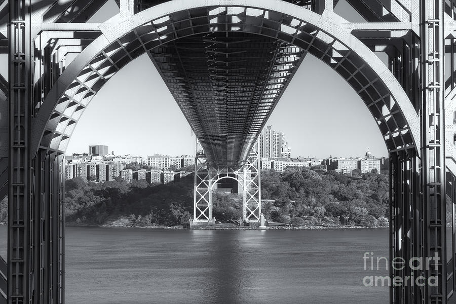 Underneath the George Washington Bridge III Photograph by Clarence Holmes