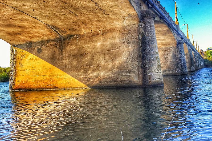 Underneath the Mayo Bridge Photograph by Kriss Wilson