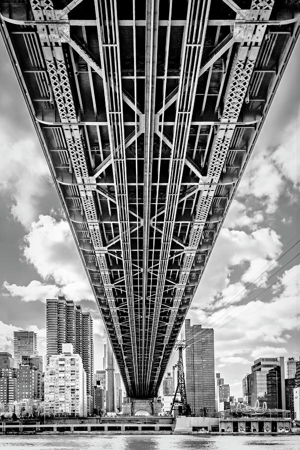 Underneath The Queensboro Bridge Photograph by Susan Candelario